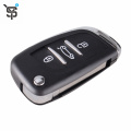 Top Quality folding remote key shell for Citroen 3 button replacement key shell YS200381